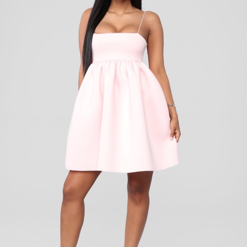 Blush Pink Fashion Nova Dress